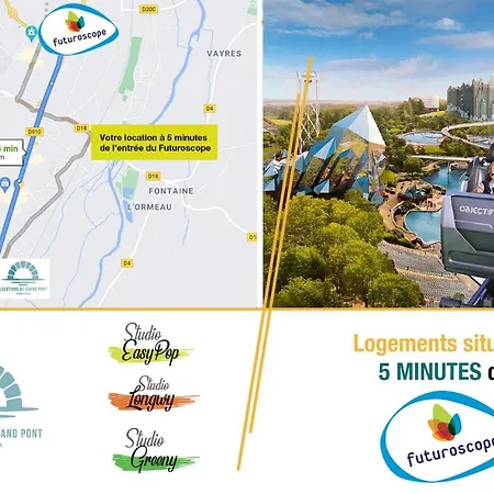 Locations Du Grand Pont - Appart Hotel Poitiers - Futuroscope Chasseneuil-du-Poitou Exterior foto